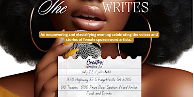 She Writes: A Celebration of the Voices of Female Spoken Word Artists